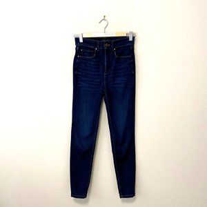Ann Taylor The Skinny Size Petite 0 Jeans in Dark Navy